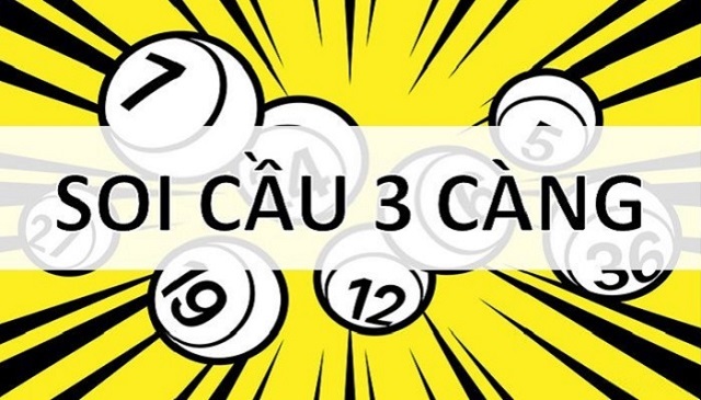 soi cầu xổ số bằng chiến thuật soi cầu 3 càng