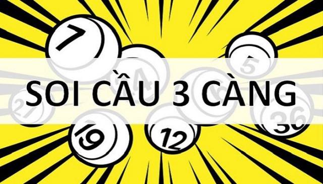 Học hỏi cách soi cầu 3 càng VIP đơn giản cực hay